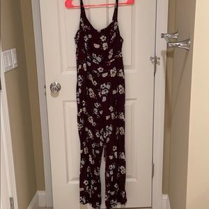Torrid- Floral Wide-leg Jumpsuit size 1